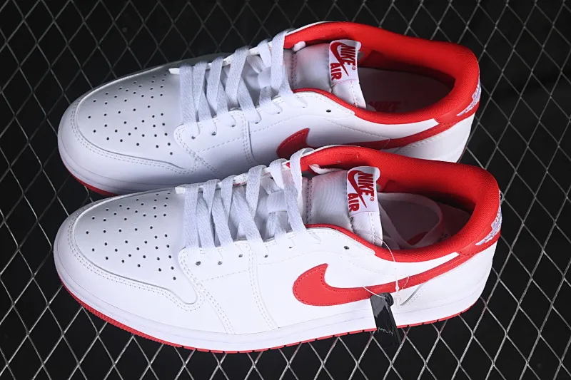 All categories Air Jordan Jordan series basketball shoes Air Jordan 1 Low Air Jordan 1 Low OG "University Red" AJ1 Joe 1 University Red low-top cultural and casual sneakers CZ0790-161